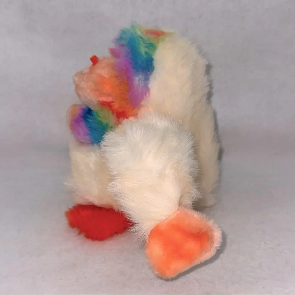 EUC Vintage Rainbow Ga Ga Gorilla with Poseable Arms Walks and Dances See Video